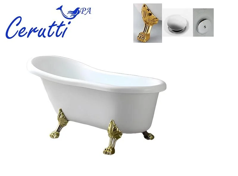 Акриловая ванна Cerutti Spa Classic CT9667 белый