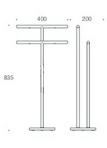 Полотенцедержатель Colombo Plus W4938 хром