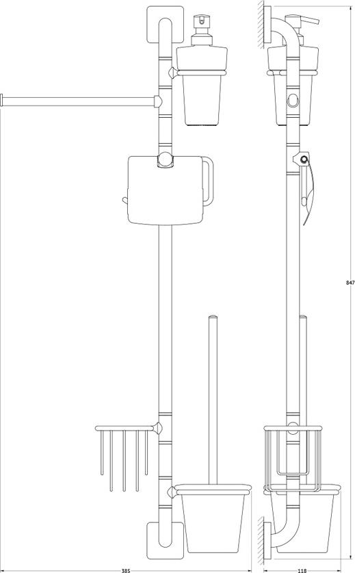 Стойка Ellux Avantgarde AVA 076