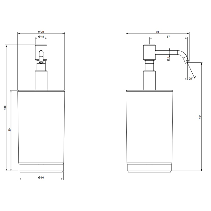 Дозатор для жидкого мыла Gessi Emporio 38839#031 хром