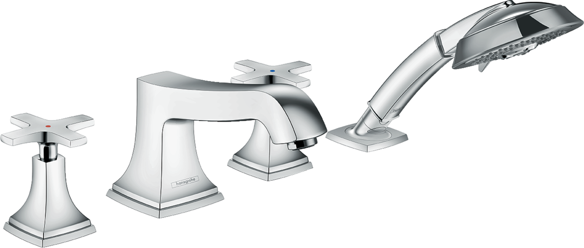 Смеситель Hansgrohe Metropol Classic 31449000 на борт ванны БЕЗ ВНУТРЕННЕЙ ЧАСТИ