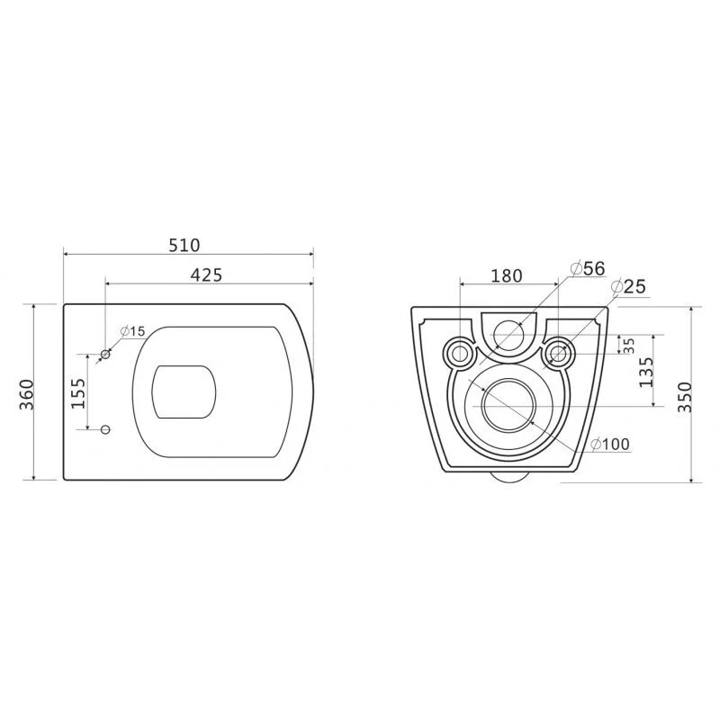 Инсталляция Viega с безободковым унитазом BelBagno Carina BB514CHR, сиденье микролифт, комплект