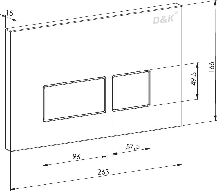 Комплект унитаза с инсталляцией D&K DS1022501 с сиденьем микролифт и черной клавишей смыва