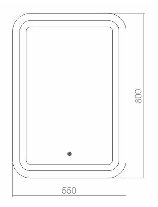 Зеркало Azario Мальта ФР-00001216 белый