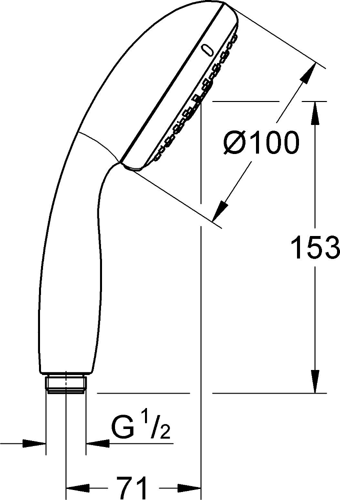 Ручной душ Grohe Tempesta 28261001