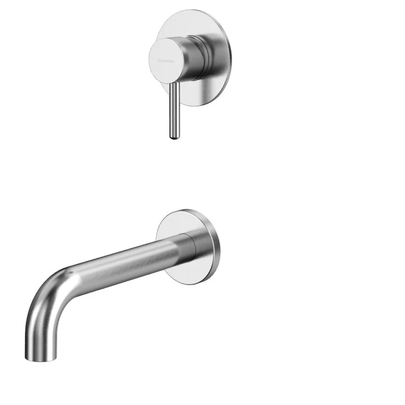 Смеситель для ванны Whitecross Y Brushed Nickel YSET03NIB серый