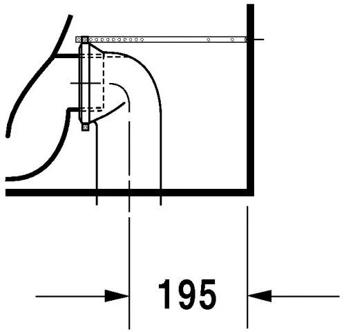 Напольный унитаз Duravit Starck 3 012809