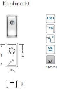 Кухонная мойка Alveus Kombino 10 1100233