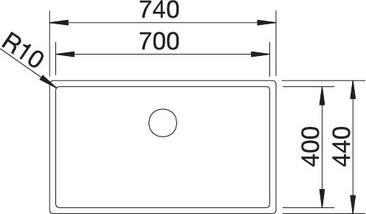 Кухонная мойка Blanco Claron 700-U Durinox 523387