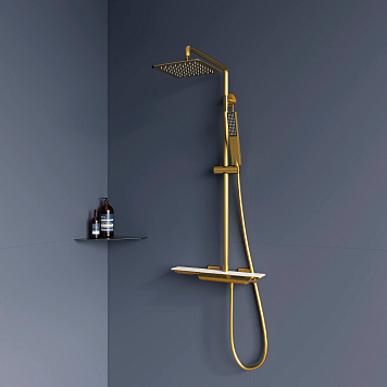 Душевая система RGW Shower Panels 51140134-06 золото