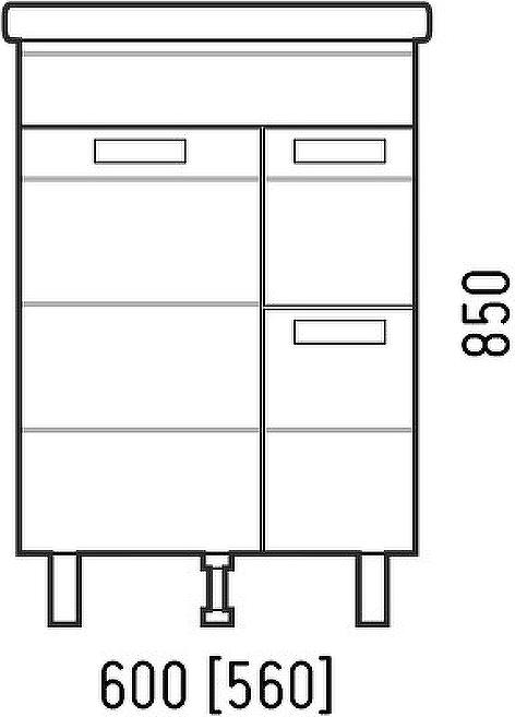 Тумба под раковину Corozo Денвер 60 Z2 SD-00000530, белый