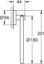 Полотенцедержатель Grohe Essentials 40365000