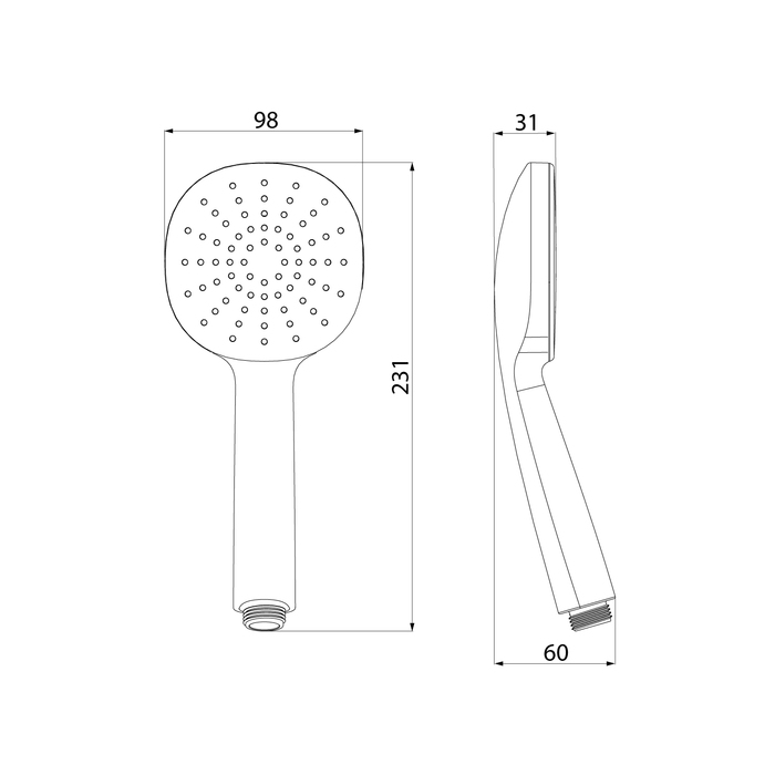 Душ ручной Iddis Optima Home OPH1FG9i18 графит