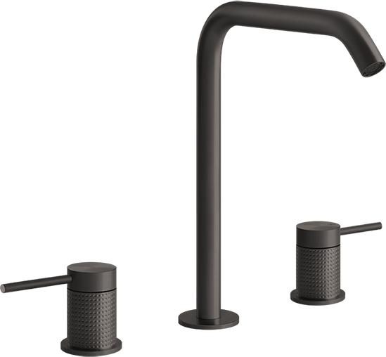 Смеситель для раковины Gessi 316 Cesello 54411#707, brushed black metal PVD