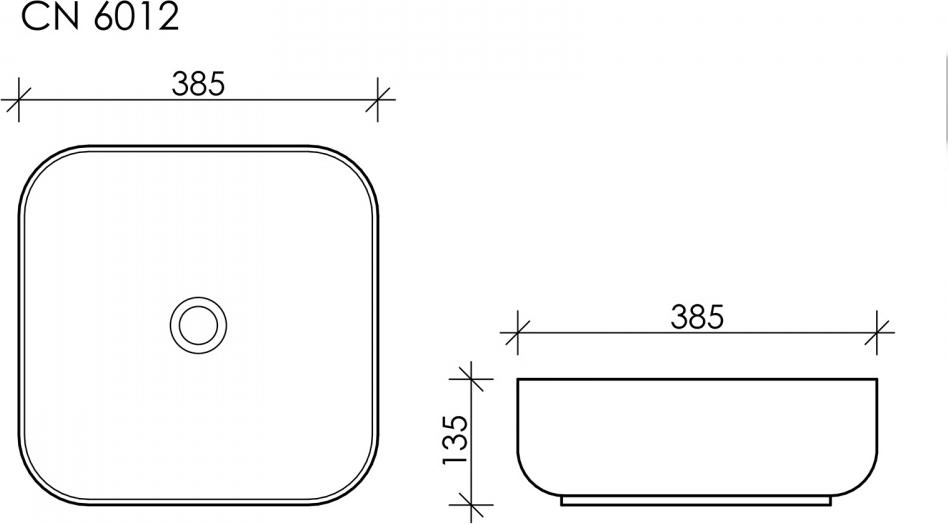 Рукомойник Ceramica Nova Element CN6012