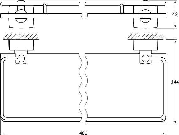 Полка FBS Esperado ESP 014 40 см