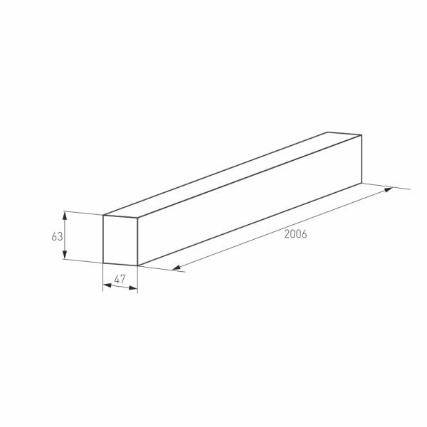 Шинопровод магнитный Arlight Mag-Track-4563-2000 028070(1)