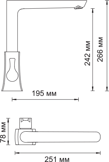 Смеситель Wasserkraft Berkel 4807 для кухонной мойки