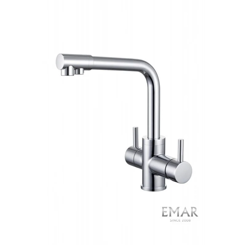 Рычажный смеситель EMAR Steel ЕС - 4003H Chrome