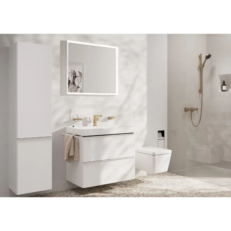 Смеситель для раковины Hansgrohe Tecturis E 73020140 бронза