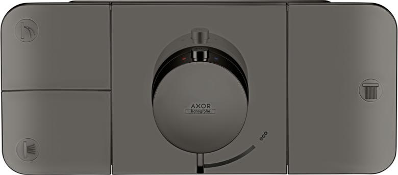 Термостат для душа Axor One 45713330, чёрный хром