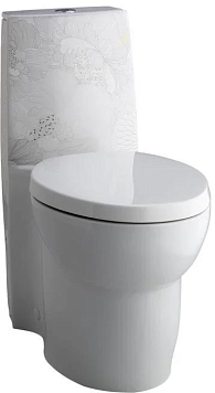 Напольный унитаз Kohler Empress Bouquet K-14338-SMC-0 крышка стандарт