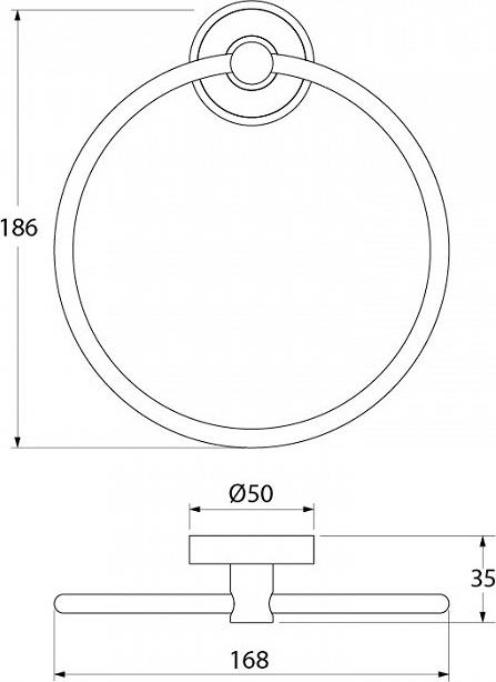 Полотенцедержатель Iddis Calipso CALSBO0i51