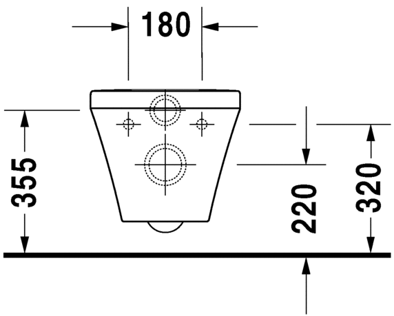 Подвесной унитаз Duravit DuraStyle 2537090000