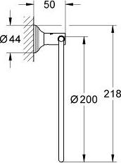 Полотенцедержатель Grohe Essentials Authentic 40655001