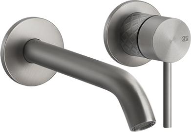 Смеситель для раковины Gessi 316 54183#239, steel brushed