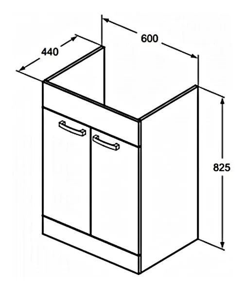 Тумба под раковину Ideal Standard Tempo E3244WG белый