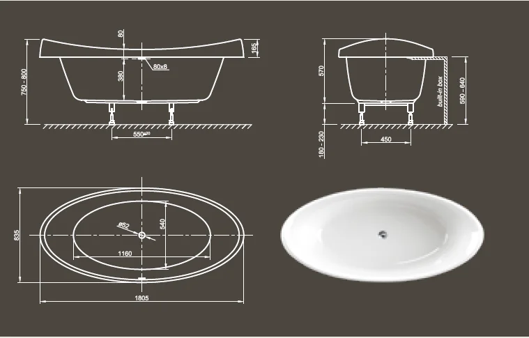 Акриловая ванна Knief Aqua Plus 0400-283 белый