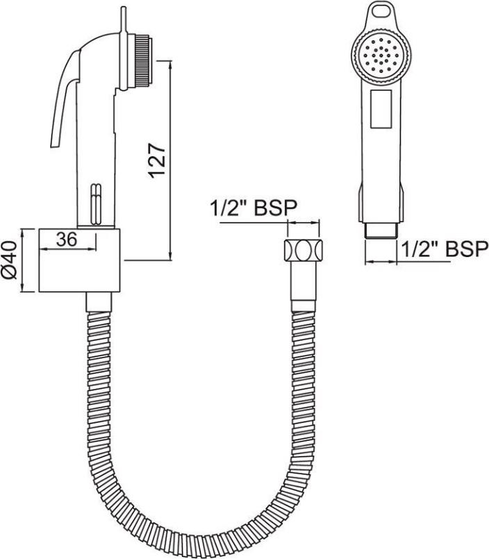 Гигиенический душ Jaquar Allied ALE-BLC-593