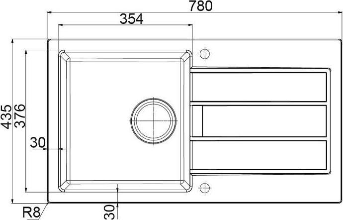 Кухонная мойка 78 см Franke Sirius SID 611-78/35 3,5" 114.0489.213, оникс