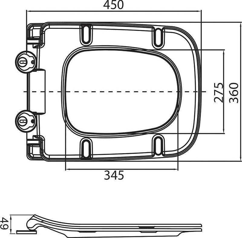 Крышка-сиденье BelBagno Sela BB3201SC с микролифтом, белый