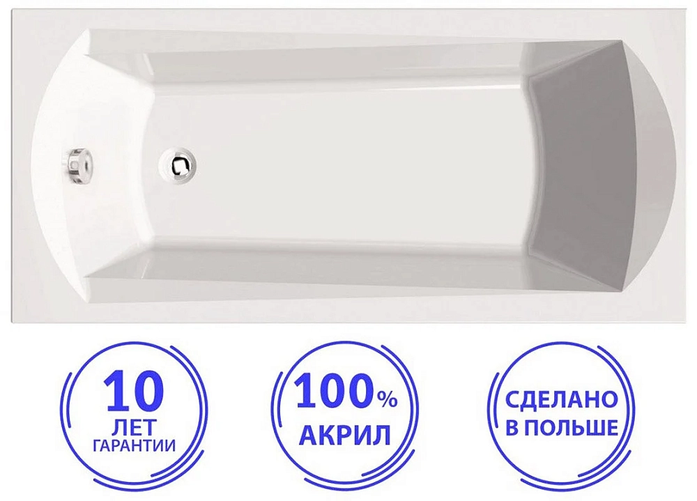 Акриловая ванна C-Bath Clio CBQ003003 белый