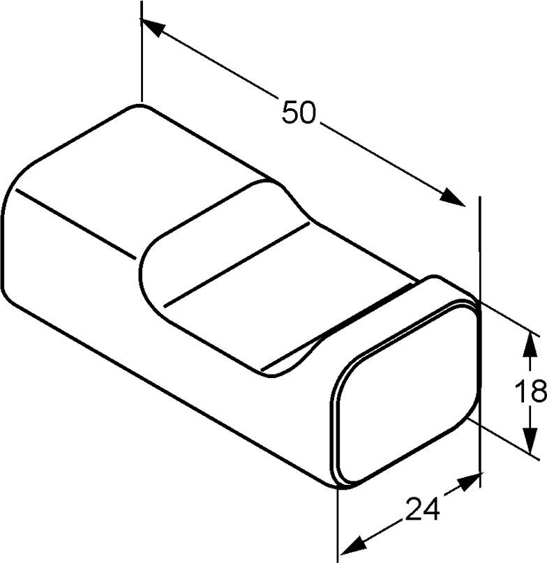 Крючок Kludi E2 4998405, хром