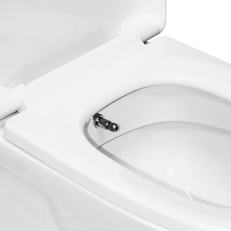 Унитаз-компакт Sanita Luxe Quadro WC.CC/Quadro/2-DM.Bidet/WHT.G/S1, крышка микролифт, цвет белый