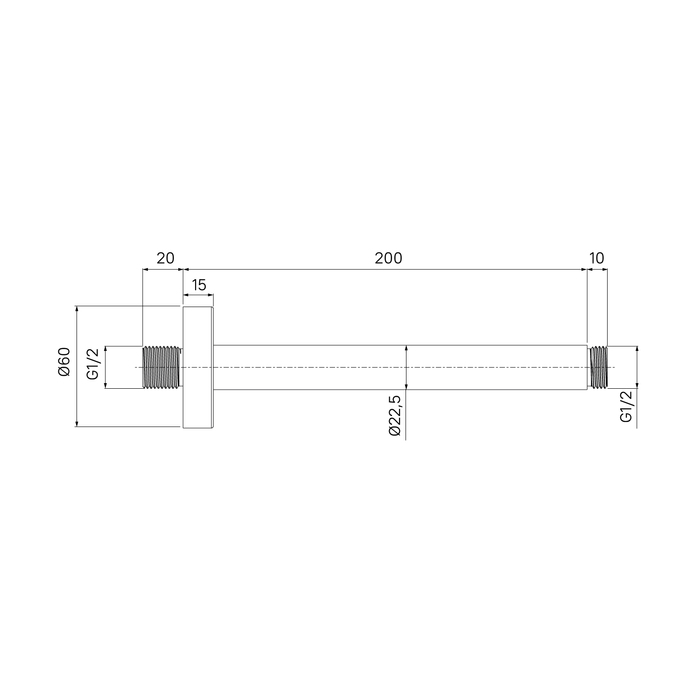 Держатель душа Iddis Optima Home OPH20CRi61 хром