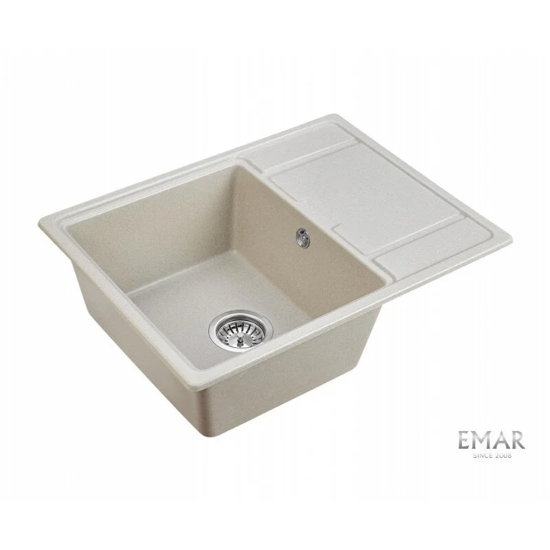 Кухонная мойка Emar Quartz EMQ-1700.Q Барит бежевый