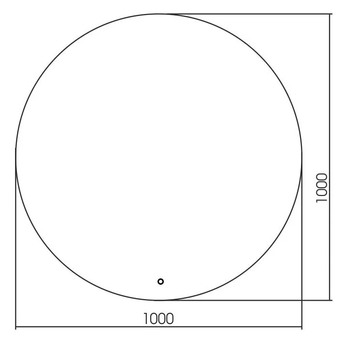 Зеркало Azario Саванна LED-00002465 белый