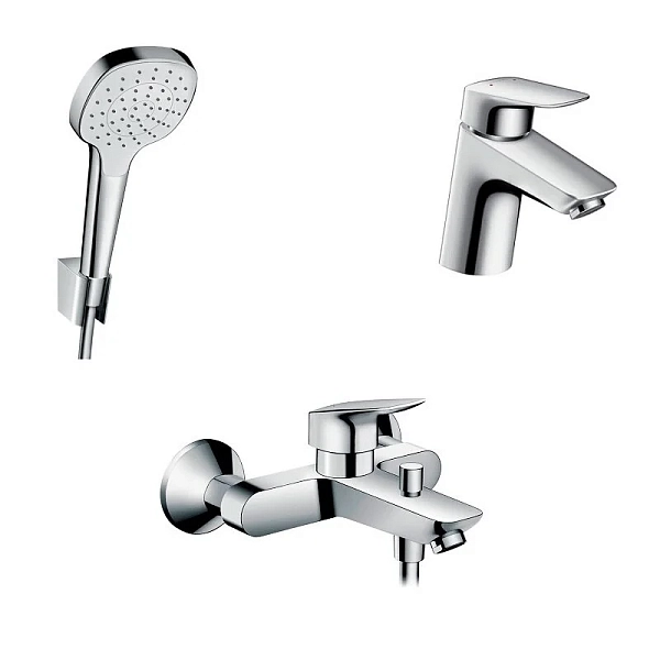 Душевой комплект Hansgrohe Logis, хром