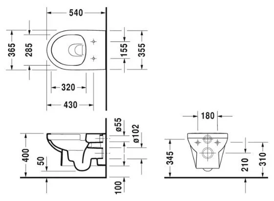 Инсталляция Geberit с унитазом Duravit Durastyle 45620900A1, сиденье микролифт, комплект