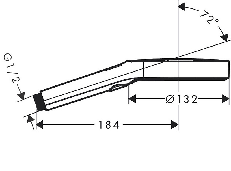 Ручной душ Hansgrohe Rainfinity 26864140, бронза