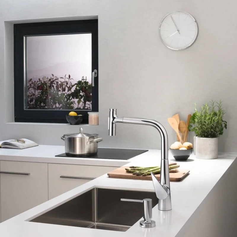 Смеситель для кухни Hansgrohe Talis Select 73867000 хром