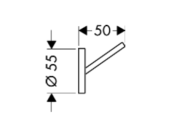 Крючок Axor Starck 40837000