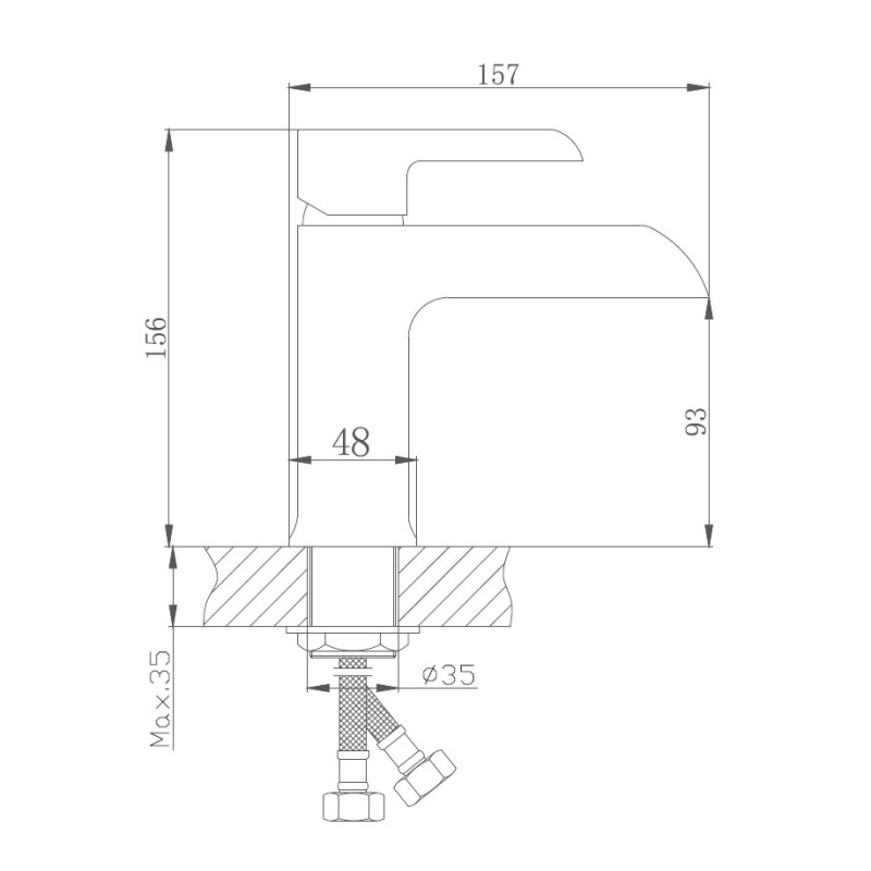 Смеситель с гигиеническим душем Haiba HB12805-7 черный