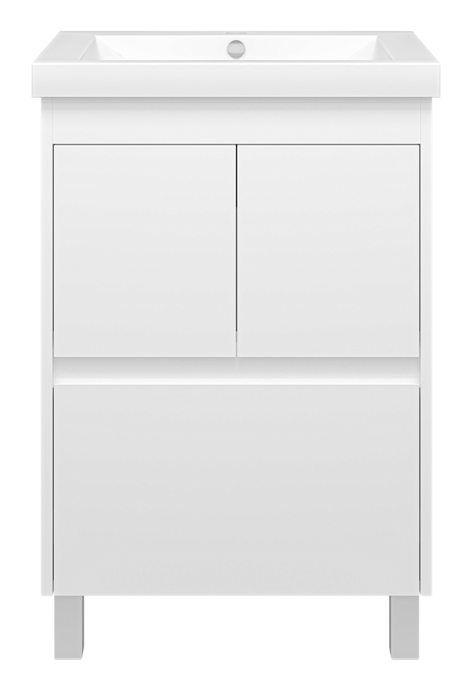 Тумба с раковиной Misty Алиса 58 УТ000011236 белый