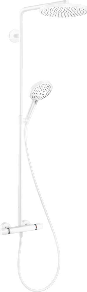 Душевая стойка Hansgrohe Raindance S Showerpipe 240 PowderRain 1jet 27633700 белый матовый