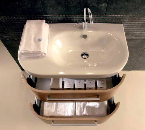 Тумба с раковиной Berloni Bagno Day DY BS05 DX 401